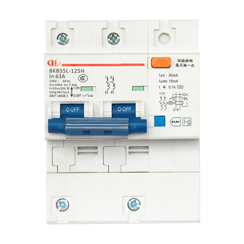BKB55L-125H系列帶剩余電流保護(hù)小型斷路器